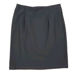 Eileen Fisher Black Mini Skirt S Old Money Quiet luxury Minimalist Career Preppy